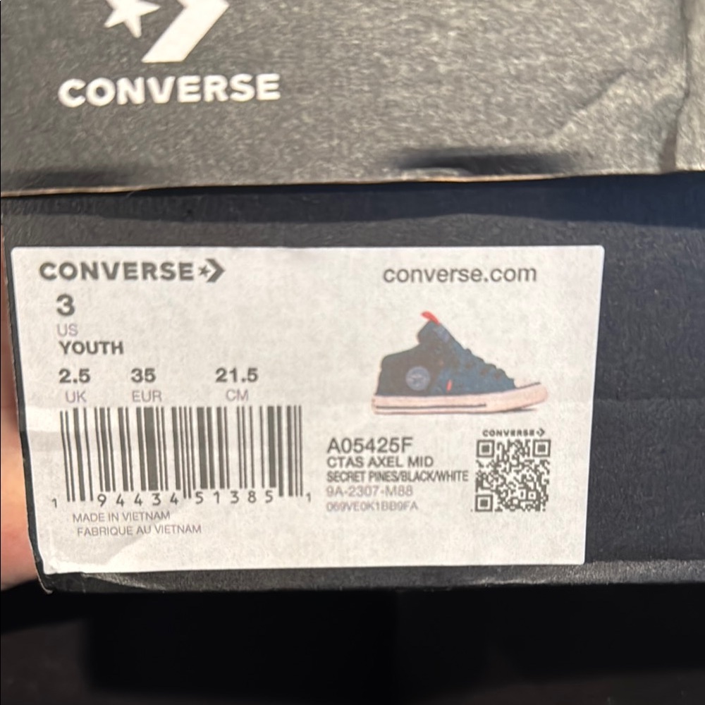 Converse CTAS Axel Mid - Secret Pins/Black/White